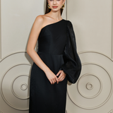 NYSSA ONE SLEEVE MIDI B67D41S