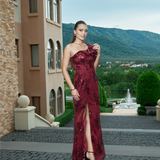 JESSIE ONE SHOULDER GOWN B53D29L