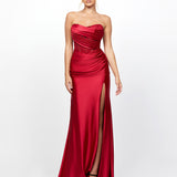 AURDREY STRAPLESS CORSET GOWN B78D46L