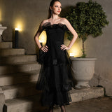 KASCADE TIERED RUFFLE MIDAXI B68D07L