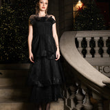 KASCADE TIERED RUFFLE MIDAXI B68D07L