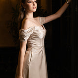 JOSIE OFF SHOULDER A LINE MIDAXI BL70D08S