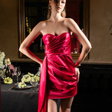 KAISELY STRAPLESS SASH MINI B71D55S