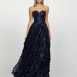 ADELA SWEETHEART PETAL BALL GOWN B41D01L