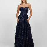 ADELA SWEETHEART PETAL BALL GOWN B41D01L