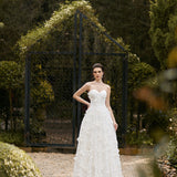 ADELA SWEETHEART PETAL BALL GOWN B41D01L