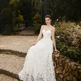 ADELA SWEETHEART PETAL BALL GOWN B41D01L