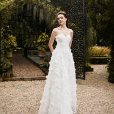 ADELA SWEETHEART PETAL BALL GOWN B41D01L