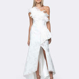 SAMPLE PERSEPHONE ONE SHOULDER GOWN SAMPLE B64D08HL