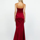 GESS OFF SHOULDER FISHTAIL GOWN B67D30L