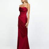 GESS OFF SHOULDER FISHTAIL GOWN B67D30L