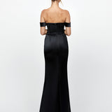 GESS OFF SHOULDER FISHTAIL GOWN B67D30L