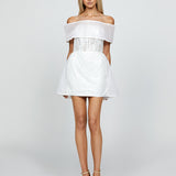 CASS SHEER OVERLAY CORSET MINI SAMPLE B69D31S