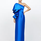 ANNMARIE FRILL SHOULDER GOWN B71D02L