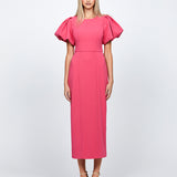 EVELYN PUFF SLEEVE MIDI B71D10S