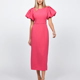 EVELYN PUFF SLEEVE MIDI B71D10S