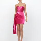 KAISELY STRAPLESS SASH MINI B71D55S