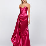 MISHA SWEETHEART GOWN WITH SASH B71D57L