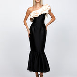 RYLAI ONE SHOULDER FISHTAIL MIDAXI B71D59S