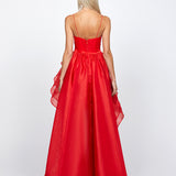 ALESSY HI LO BALL GOWN B72D18HL