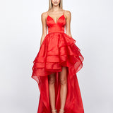 ALESSY HI LO BALL GOWN B72D18HL