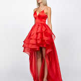 ALESSY HI LO BALL GOWN B72D18HL