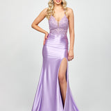 SERAPHINE HIGH SPLIT GOWN B73D74L