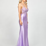 SERAPHINE HIGH SPLIT GOWN B73D74L