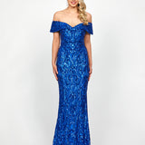 ARIYAH OFF SHOULDER GOWN B73D01L