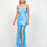 ATIRA FEATHERED GOWN B73D14L