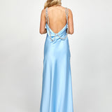 SHERRY DIAMANTE STRAPPY GOWN B73D17L