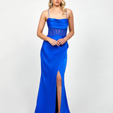 POSS STRAPLESS CORSET GOWN B73D19L