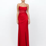 POSS STRAPLESS CORSET GOWN B73D19L