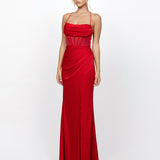 POSS STRAPLESS CORSET GOWN B73D19L
