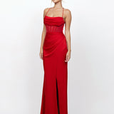 POSS STRAPLESS CORSET GOWN B73D19L