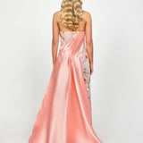 MURPHY DRAPED SEQUIN GOWN B73D37L