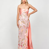 MURPHY DRAPED SEQUIN GOWN B73D37L