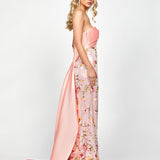MURPHY DRAPED SEQUIN GOWN B73D37L