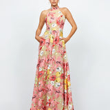 DELANEY HIGH NECK GOWN B74D37L
