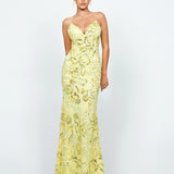 LILLIE STRAPPY SEQUIN GOWN B74D47L