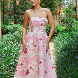 ALANNA JACQUARD A LINE MIDI B75D04S