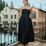ALANNA JACQUARD A LINE MIDI B75D04S