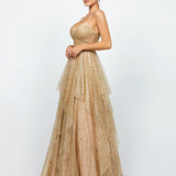 BRYLEE GLITTER BALL GOWN B75D87L