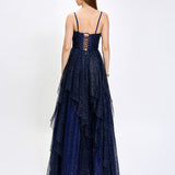 BRYLEE GLITTER BALL GOWN B75D87L