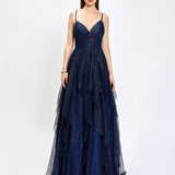 BRYLEE GLITTER BALL GOWN B75D87L