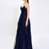 BRYLEE GLITTER BALL GOWN B75D87L