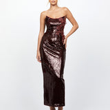 EDITH SCOOP STRAPLESS MIDAXI B76D14L