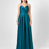 HANNA OPEN BACK A LINE GOWN B76D42L