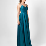HANNA OPEN BACK A LINE GOWN B76D42L