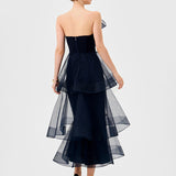 MAE TIERED RUFFLE MIDI B77D73S